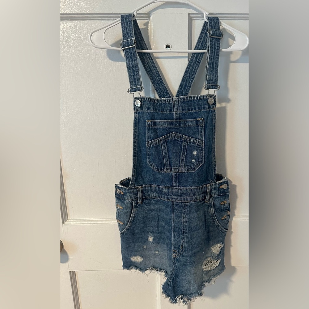 H&M Denim Short Overalls